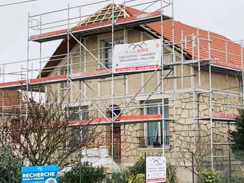 Réfection complète — Échafaudage