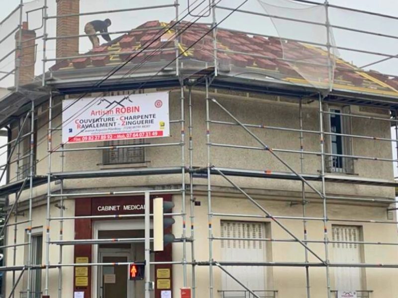 Réfection toiture immeuble