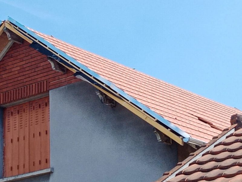 Toiture tuiles + zinguerie